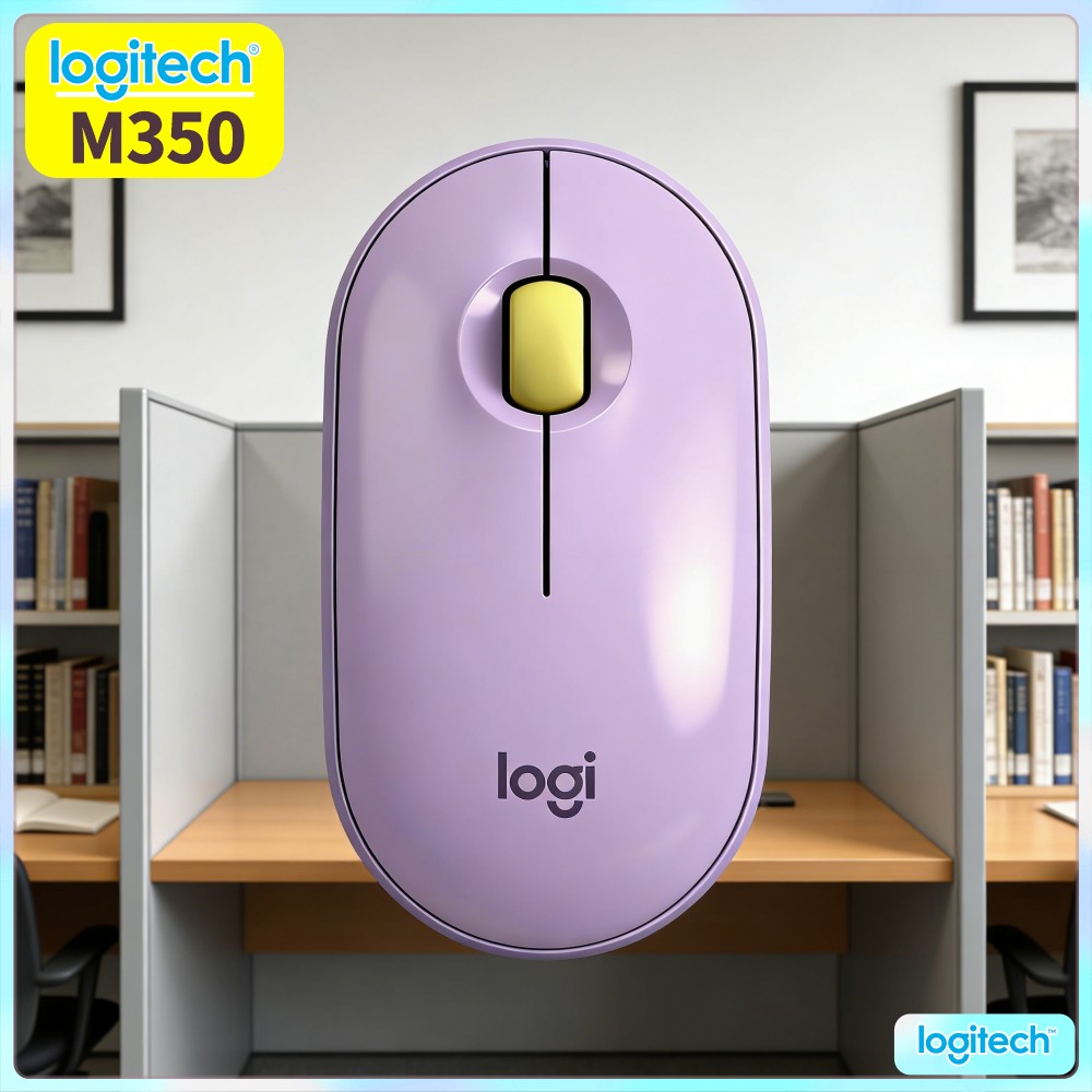 Office Xp - ماوس لوجيتك M350 PEBBLE اللاسلكي المحمول