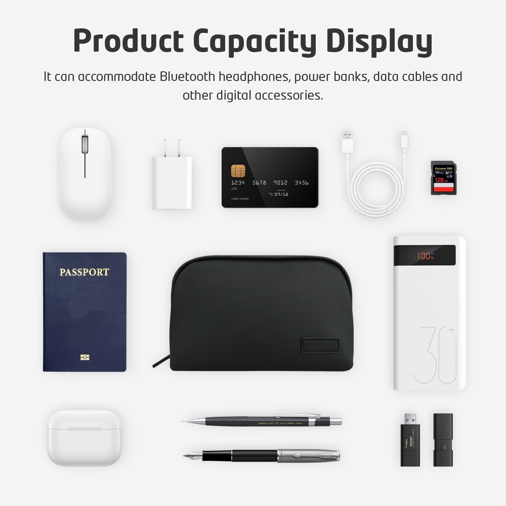 حقيبة تقنية خفيفة الوزن مقاومة - مراجعة Home Office Tech Gadgets وسعره