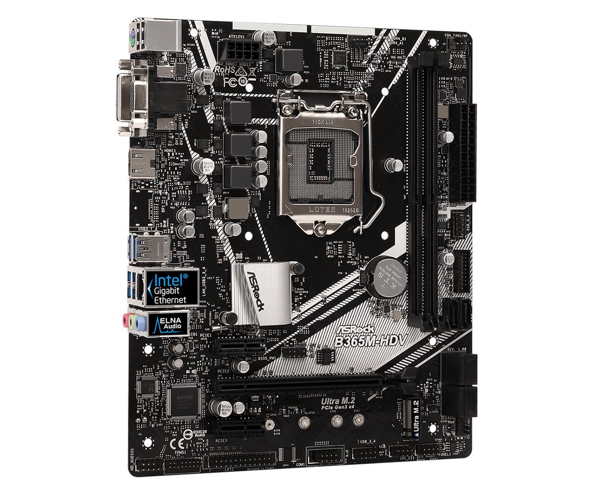 لوحة أم ASROCK B365M-HDV، مقبس - مراجعة Intel Cpu Core I5 وسعره