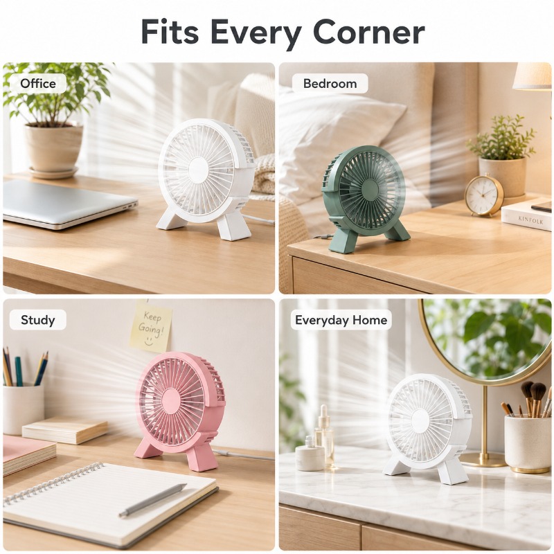 مروحة طاولة صغيرة قابلة لإعادة - مراجعة Home Office Tech Gadgets وسعره
