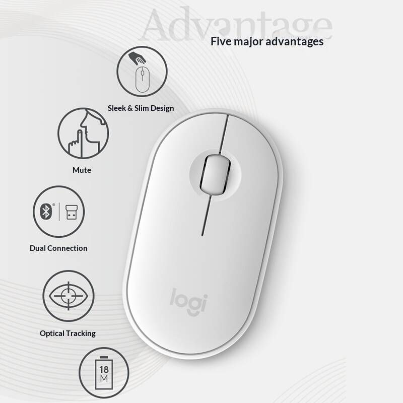 ماوس لوجيتك M350 PEBBLE اللاسل - مراجعة Office Xp وسعره