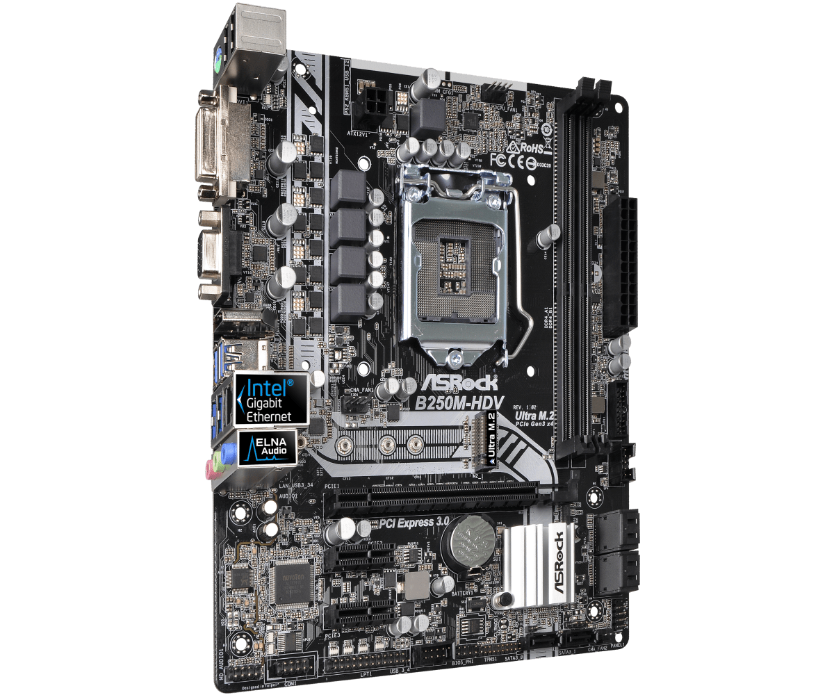 لوحة أم ASRock B250M-HDV، مقبس - مراجعة Intel Cpu Core I5 وسعره